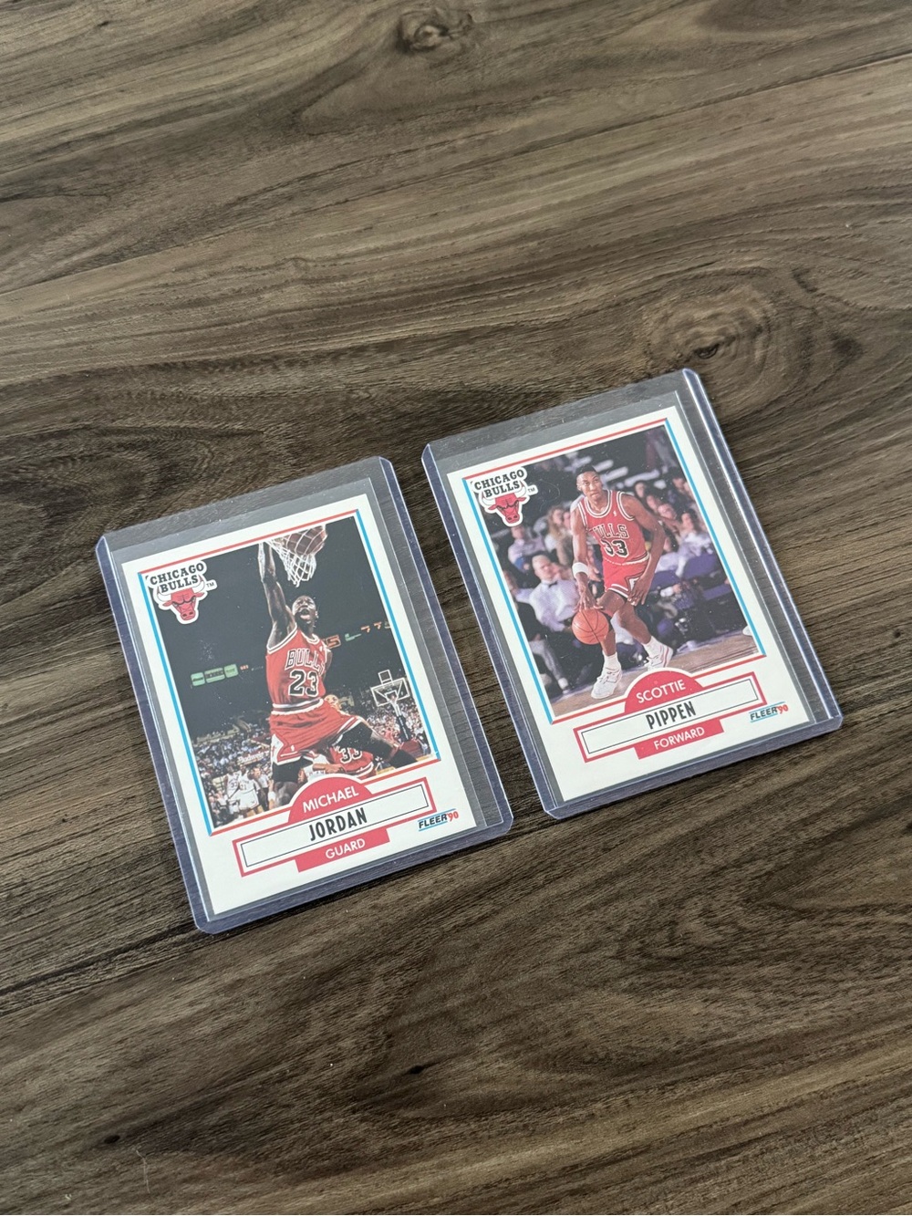 Fleer90’ Micheal Jordan & Scottie Pippen